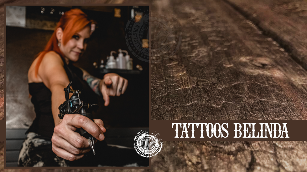 Belinda, Tätowierer:in der Tattoo Manufaktur